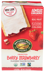 NATURE'S PATH ORGANIC STRAWBERRY TOASTER PASTRIES 11OZ