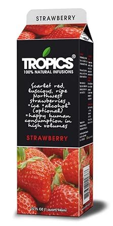 TROPICS MIXOLOGY STRAWBERRY 32OZ