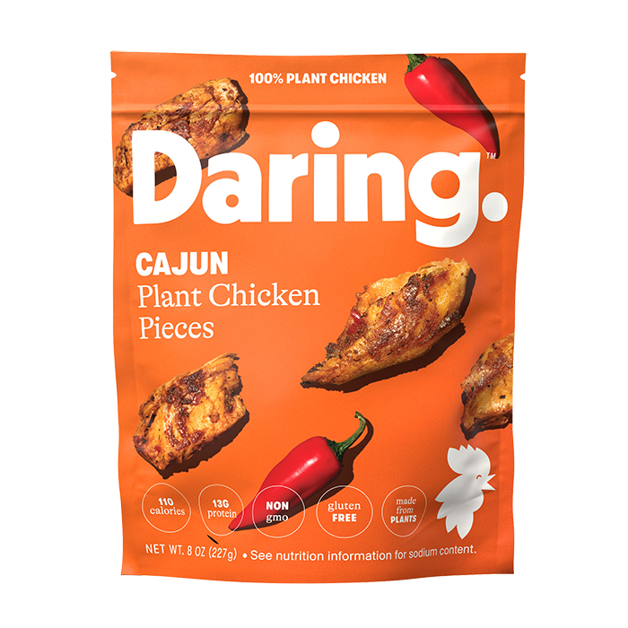 DARING CAJUN PLANT CHICKEN PIECES 8OZ
