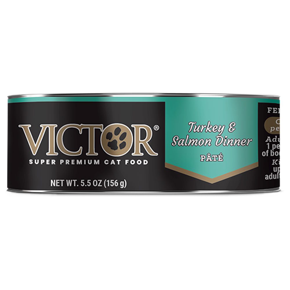 VICTOR SUPER PREMIUM TURKEY & SALMON CAT FOOD 5.5OZ