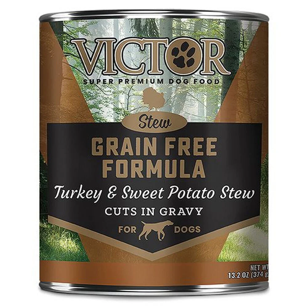 VICTOR SUPER PREMIUM GRAIN FREE TURKEY & SWEET POTATO DOG FOOD 13.2OZ
