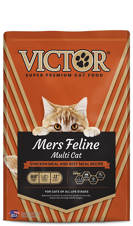 VICTOR SUPER PREMIUM MERS FELINE MULTI CAT FOOD 5LBS