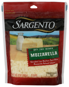 SARGENTO OFF THE BLOCK MOZZARELLA 8OZ
