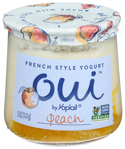YOPLAIT OUI FRENCH PEACH 5OZ