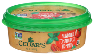 CEDARS SUNDRIED TOMATO BASIL HOMMUS 8OZ