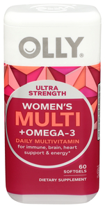 OLLY OMEGA 3 ULTRA WOMEN'S MULTI VITAMINS 60CT