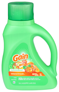 GAIN DETERGENT ISLAND FRESH +AROMA BOOST 46FZ