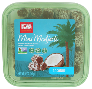 NATURAL DELIGHTS COCONUT MINI DATES 12 OZ