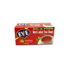 EVE RED LABEL TEA BAGS 25CT