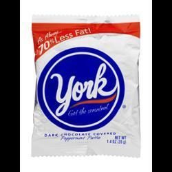 YORK DARK CHOCOLATE PEPPERMINT PATTIES 1.4OZ