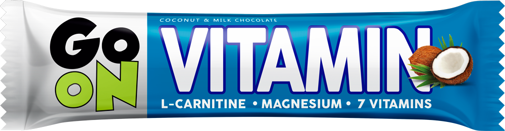GO COCONUT & MILK CHOCOLATE VITAMIN BAR 50G