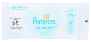 PAMPERS SENSITIVE WIPES 18CT
