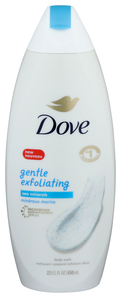 DOVE GENTLE EXFOLIATING BODY WASH 20FZ
