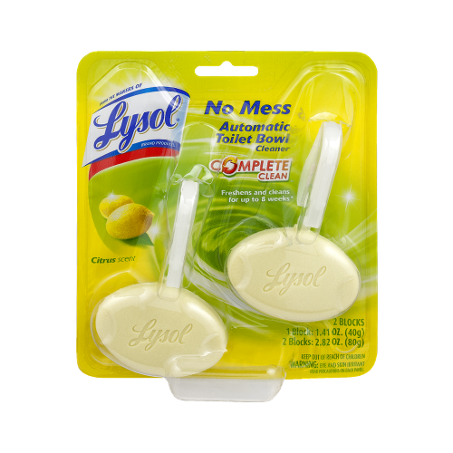 LYSOL AUTOMATIC TOILET CLEANER LEMON 2.82OZ