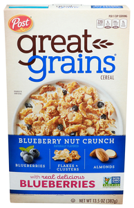 POST GREAT GRAINS BLUEBERRY NUT 13OZ