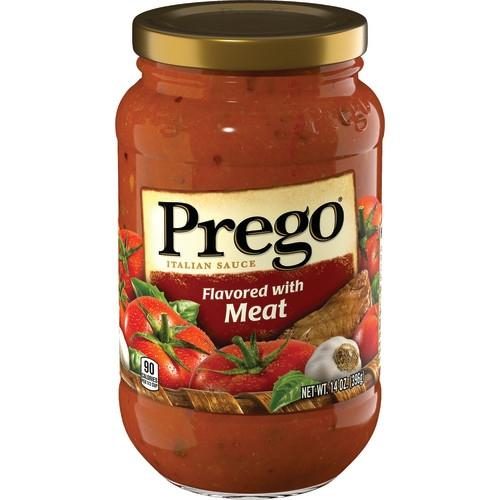 PREGO FLAVOURED WITH MEAT 14OZ
