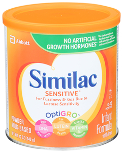 SIMILAC INFANT MILK SENSITIVE 12.4OZ
