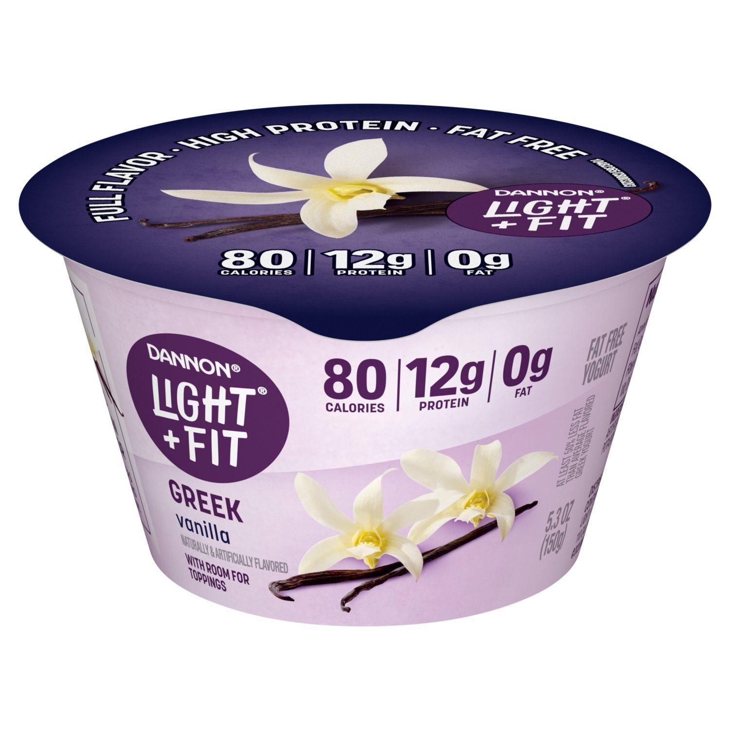 DANNON LIGHT & FIT GREEK VANILLA 5.3OZ