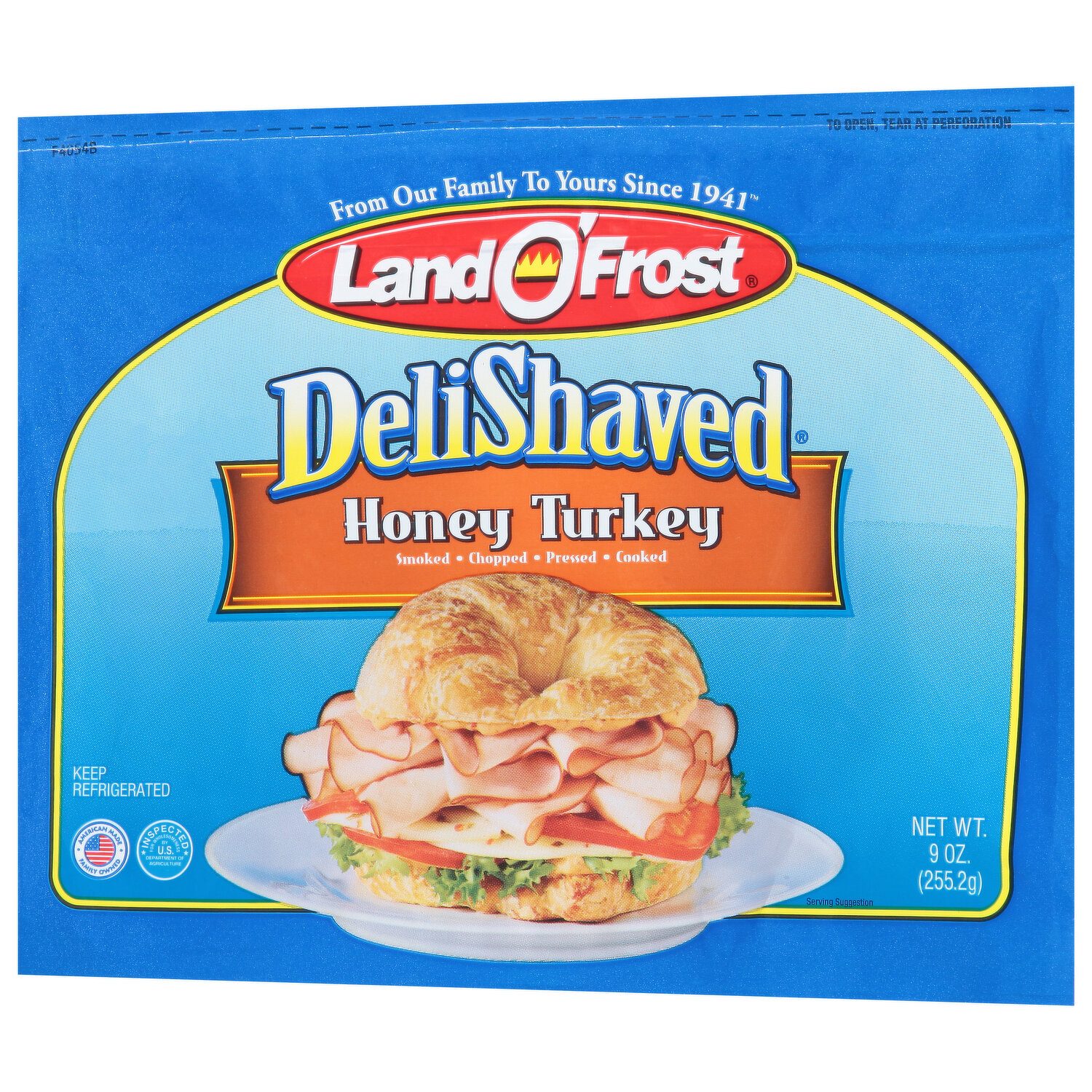 LAND O' FROST DELISHAVED HONEY TURKEY 12OZ