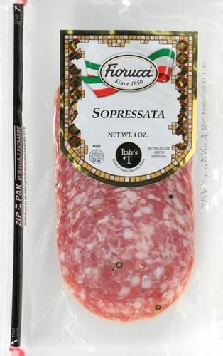 FIORUCCI SOPRESSATA SLICED 4 OZ