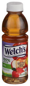 WELCH'S 100% APPLE JUICE 16OZ