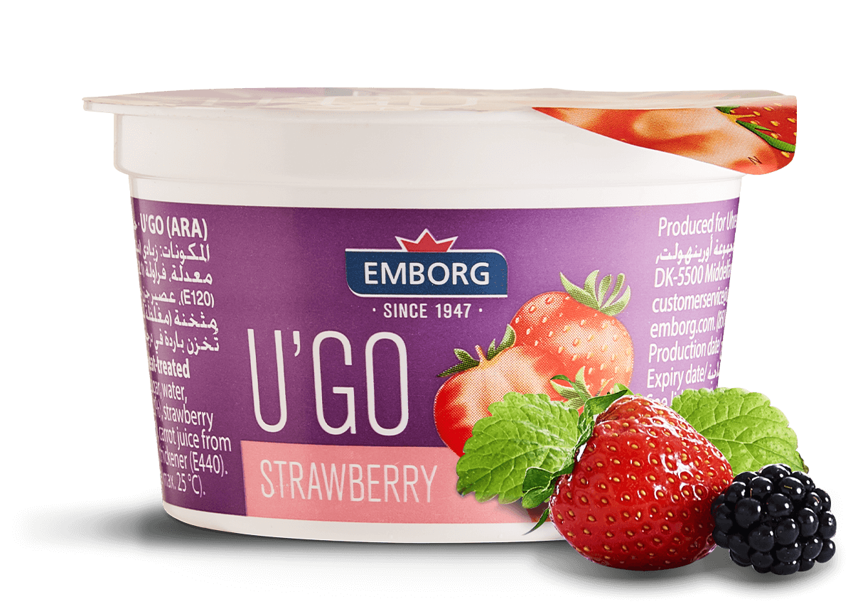 EMBORG U'GO STRAWBERRY 100G
