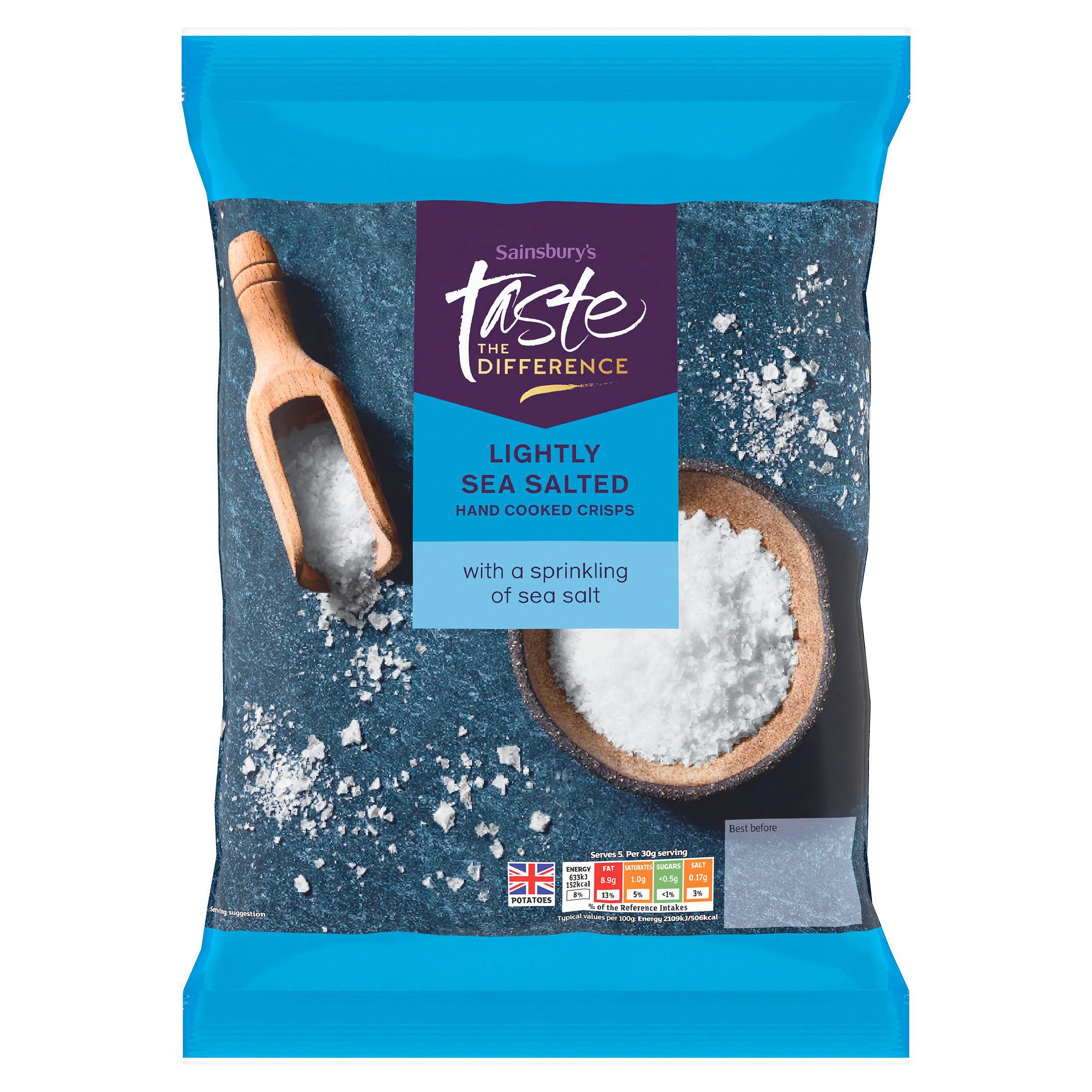 TTD GOURMET SEA SALT CRISPS 150G