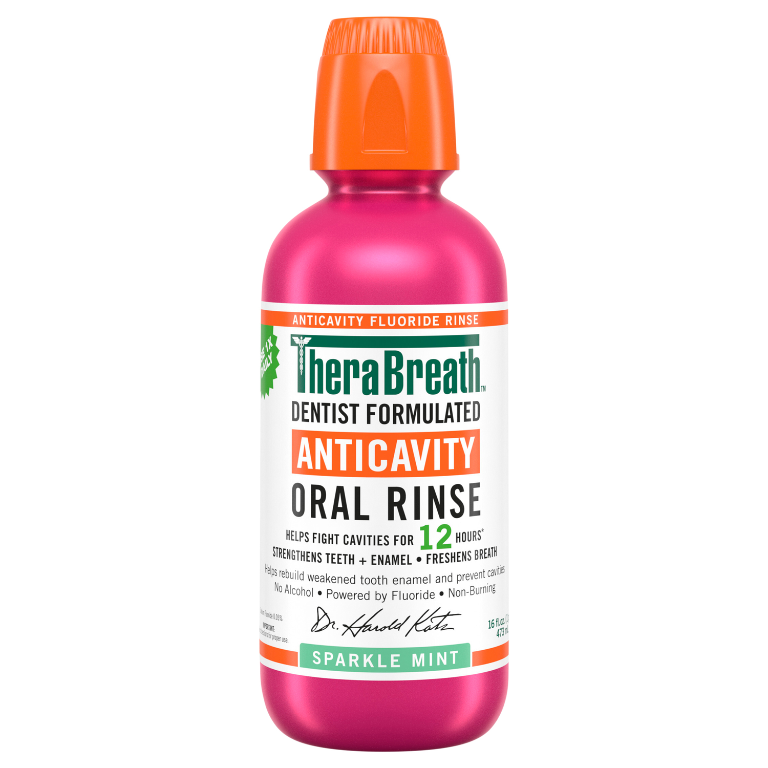 THERABREATH SPARKLE MINT ORAL RINSE 16OZ