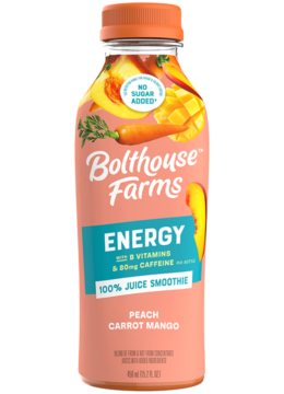 BOLTHOUSE FARMS ENERGY PEACH CARROT MANGO 450ml