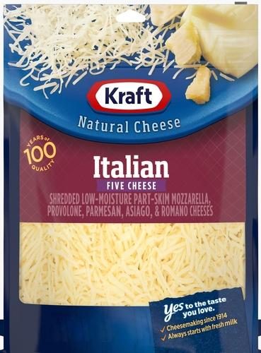 KRAFT ITALIAN 5 CHEESE SHREDS 8OZ