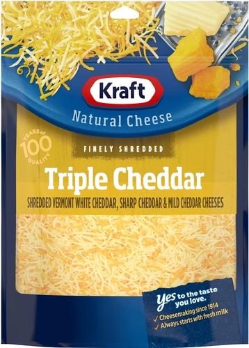 KRAFT TRIPLE CHEDDAR SHREDS 8oz