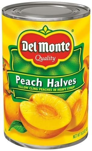 DEL MONTE PEACH HALVES HVY SYRUP