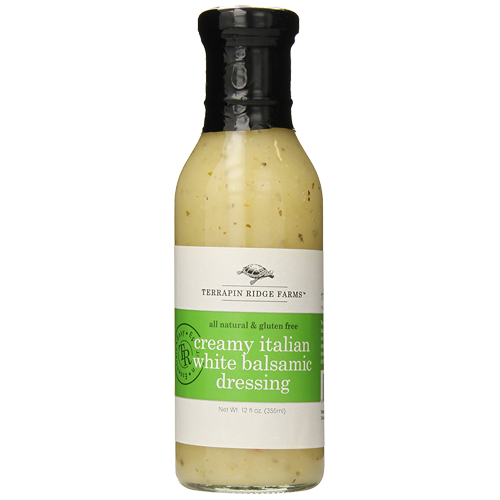 TERRAPIN RIDGE CREAMY ITALIAN WHITE BALSAMIC DRESSING 12OZ