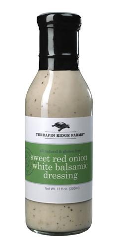 TERRAPIN RIDGE SWEET ONION WHITE BALSAMIC DRESSING 12OZ