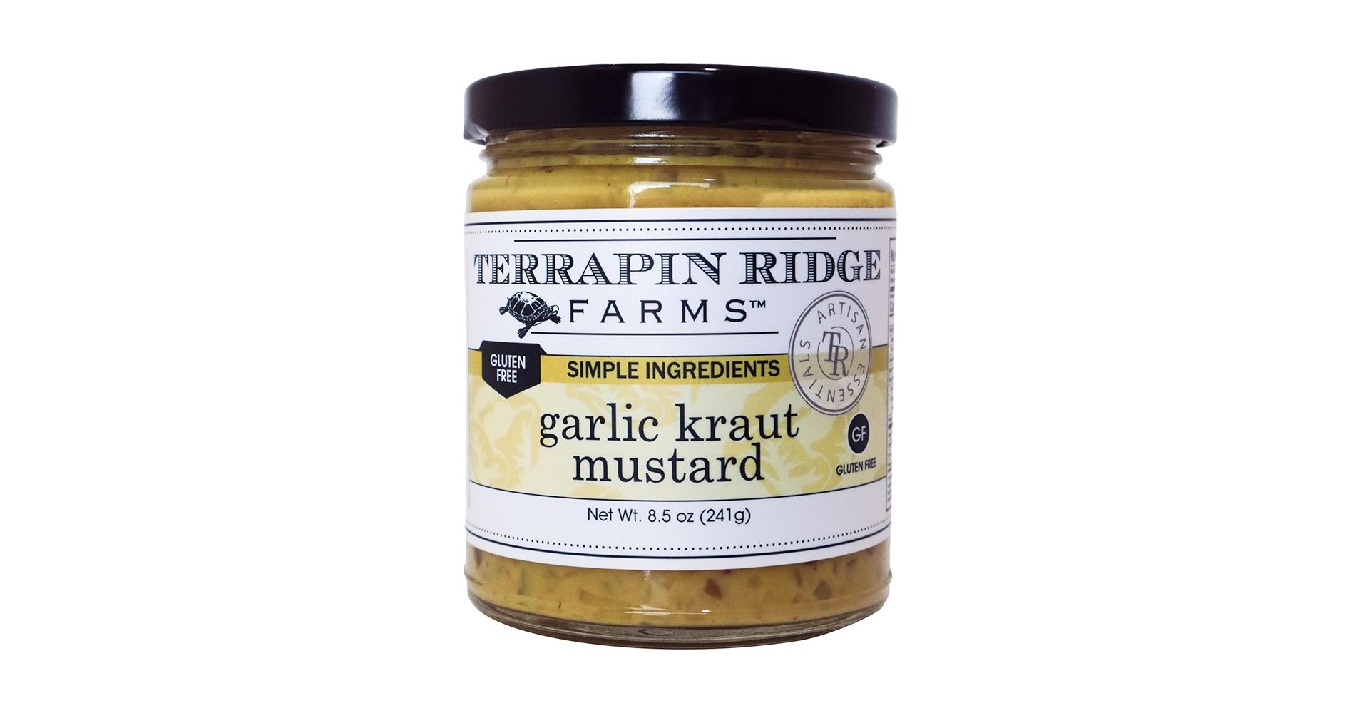 TERRAPIN RIDGE GARLIC KRAUT MUSTARD 8.5OZ
