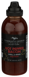 TERRAPIN RIDGE HOT PEPPER BACON GRILLING & WING SAUCE 16.5OZ
