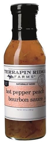 TERRAPIN RIDGE HOT PEPPER PEACH BOURBON SAUCE 12OZ