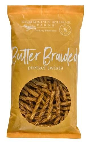 TERRAPIN RIDGE BRAIDED BUTTER PRETZEL TWIST 8OZ