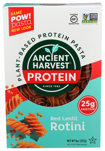 ANCIENT HARVEST RED LENTIL ROTINI PASTA 8OZ