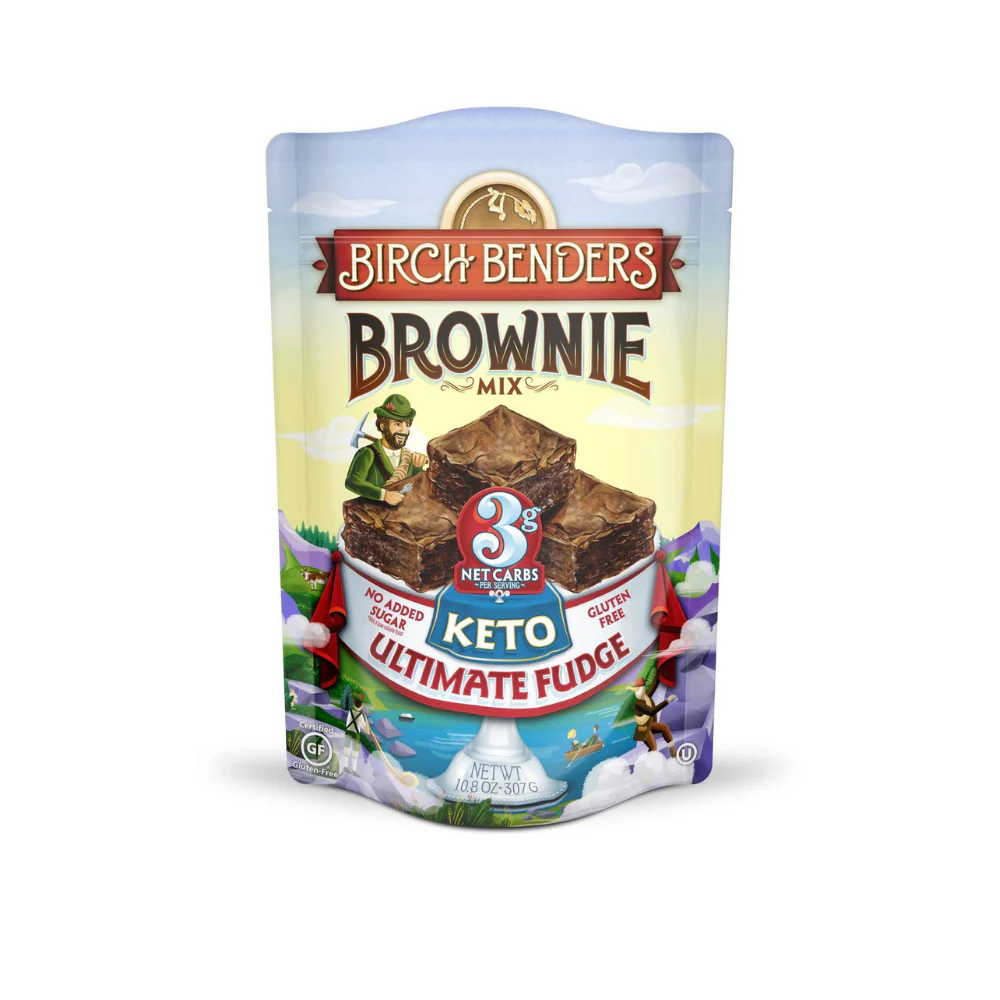 BIRCH BENDERS KETO ULTIMATE FUDGE BROWNIE MIX 10.8OZ