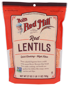 BOBS RED MILL RED LENTILS 27OZ