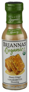BRIANNAS HONEY GINER VINAIGRETTE DRESSING 10OZ