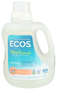 ECOS LAUNDRY DETERGENT MAGNOILA & LILLIES 100OZ