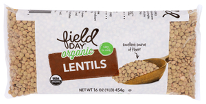 FEILD DAY ORGANIC LENTILS 16OZ