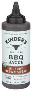 KINDER'S HICKORY BROWN BBQ SAUCE 16OZ