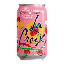 LA CROIX STRAWBERRY PEACH SPARKLING 12OZ