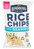 LUNDBERG SESAME SEAWEED RICE CHIPS 5OZ