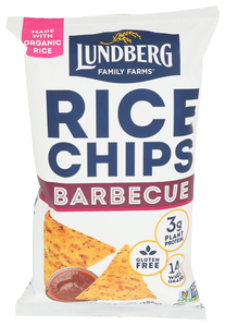 LUNDBERG BARBECUE RICE CHIPS 5.5OZ