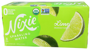 NIXIE ORGANIC LIME SPARKLING WATER 12OZ