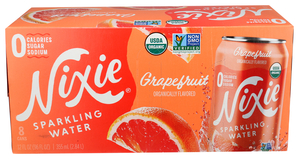NIXIE ORGANIC GRAPEFRUIT SPARKLING WATER 12OZ
